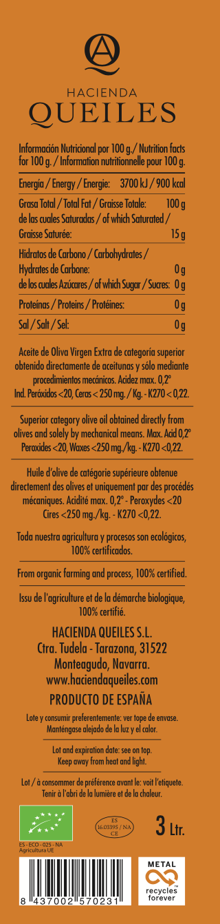 ALHEMA Organic Arbequina & Arróniz Extra Virgin Olive Oil